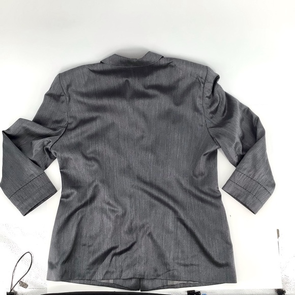 Vintage Escada by Margaretha Ley Gray Blazer Size 44 - Picture 9 of 11